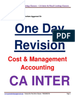 CA Inter Cost and Management Accounting - Concepts of All Chapter by CA Purushottam Aggarwal PDF