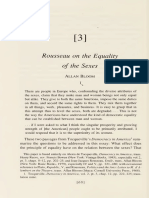 Bloom - ''Rousseau On Equality of The Sexes'' (1986) PDF