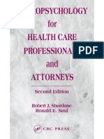 Neuropsychology For Health Care Professionals and Attorneys (2000)