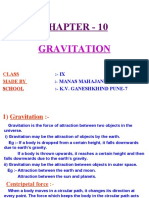 Chapter - 10: Gravitation