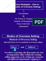 Market Entry Strategies - How To Export (Modes of Overseas Selling)