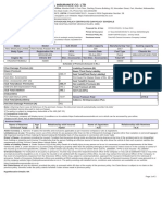 Policy No 26020531196210020451 Proposal No. & Date Policy Issued On Period of Insurance Insured Name Previous Policy No. Insured Add Previous Insurer