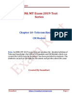 BSNL MT Exam 2019 Test Series: Chapter 10 - Telecom Knowledge