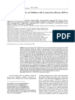 Clinical Characteristics of Children With Coronavirus Disease 2019 in Hubei, China