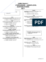 ILMEA District I Wind and Percussion - Junior Level Audition Etudes Set I