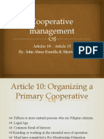 Cooperative Management