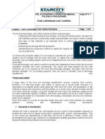 Issued: Oct 10 Hotel Accounting & Operation Manual Policies & Procedures Food & Beverage Cost Control Index N V-1