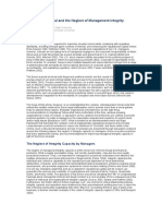 The Enron Scandal and The Neglect of Management Integrity Capacity