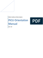 PICU Orientation Manual: Children's Healthcare of Atlanta at Egleston