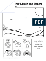 Desert Animals Worksheet