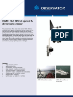 OMC-160 Wind Speed & Direction Sensor: Features