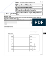 DTC C1511/11 Torque Sensor 1 Malfunction DTC C1512/11 Torque Sensor 2 Malfunction DTC C1513/11 Torque Sensor Deviation Excessive Torque Sensor Power Supply Voltage Malfunc-Tion