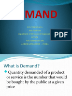 Demand: K.S. Narayana Asst - Professor Department of Mechanical Engineering Gitam Visakhapatnam Andhra Pradesh - India