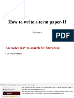 Session 4 How To Write A Term Paper