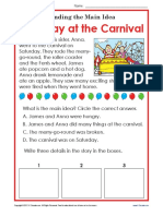 Main Idea - Carnival