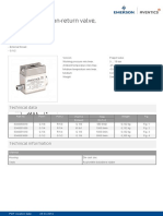 Pilot-Operated Non-Return Valve, Series NR02: Technical Data