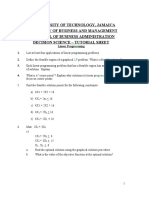 DS TUTORIAL 5 Linear Programming 2018