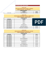 Horario Curso Aula Turno Mañana: Horarios Sede Jesus Maria