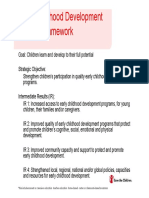 Early Childhood Development Results Framework