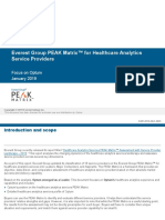 Everest Group PEAK Matrix™ For Healthcare Analytics Service Providers