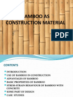 Bamboo As Construction Material