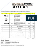 Quotation: Qty Image Model Specification Discounted Price Total