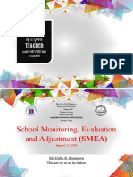 School Monitoring, Evaluation and Adjustment (SMEA) : Mr. Kirby B. Bacunawa This Serves As An Invitation