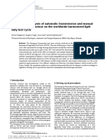 Comparative Analysis of Automatic Transmission and Manual Transmission Behaviour On The Worldwide Harmonized Light Duty Test Cycle