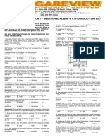 Preboard Examination 1 - Geotechnical Eng'G & Hydraulics (Set B)