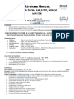 A+,Net+ Mcsa, Cap, Ccna, Scrum Master: Abraham Moncar