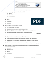 5.2. Quiz Natural Selection