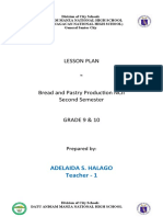 Second Sem Lesson Plan in Bread and Pastry Production Halago 2017 - 18.docx Revised For Submission