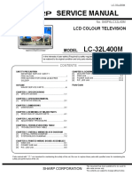 Sharp LC-32L400M Service Manual 