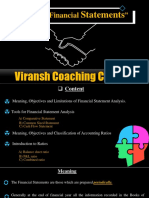 Analysis of Financial Statement