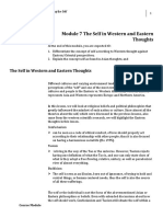 Lesson 5 - The Self in Western and Eastern Orientals