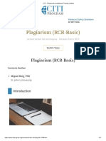 Plagiarism (RCR-Basic)