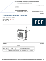 Electronic Control Module - Product Link: Especificações