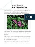 Pteridophytes: General Characters of Pteridophytes: Occurrence