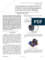 Implementation of Autonomous Control System of The Chain Wheel Robot Using The Backpropagation Artificial Neural Network (ANN) Methods