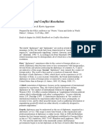 Diplomacy N Conflict Resolution PDF