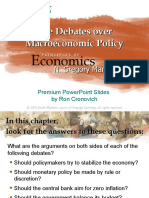 Five Debates Over Macroeconomic Policy