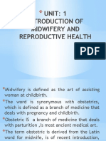 1.1 History of Midwifery