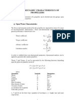 Hydrodynamic Characteristics of Propellers