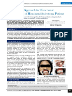 Rehabilitation of Hemimandibulectomy Patient