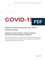 Infection Prevention and Control Guidance For Pandemic Coronavirus PDF