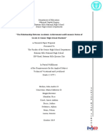 The Relationship Between Academic Achievement and Economic Status of Grade 11 Senior High School Students