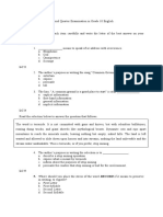 Second Quarter Examination in Grade 10 English