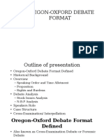 2019 0827 Oregon Oxford Debate Format PDF