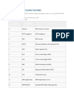 Parameter: Sub-System Number: SSN Value SSN SCCP User Description