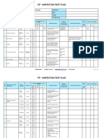 Structural Steel Erection: Itp - Inspection Test Plan